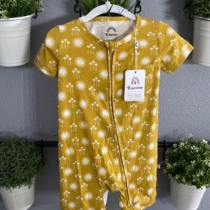 NWT- Emerson and Friends Sunny Days Bamboo Shorty Romper 18-24 MO